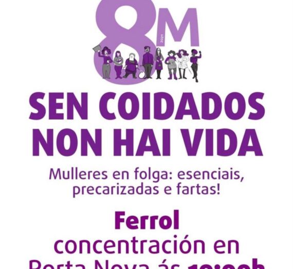 FeC súmase á participación na mobilización feminista do 8M