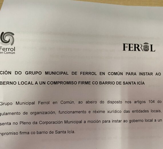 Ferrol en Común recolle as demandas da veciñanza de Santa Icía e demanda do goberno local un compromiso firme co centro de maiores