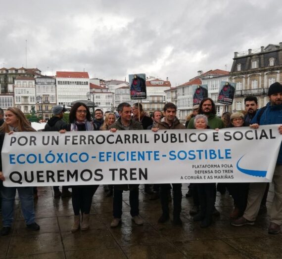 FeC solicitará no Pleno a presentación dunha emenda conxunta aos PGE sobre o ferrocarril Ferrol – A Coruña